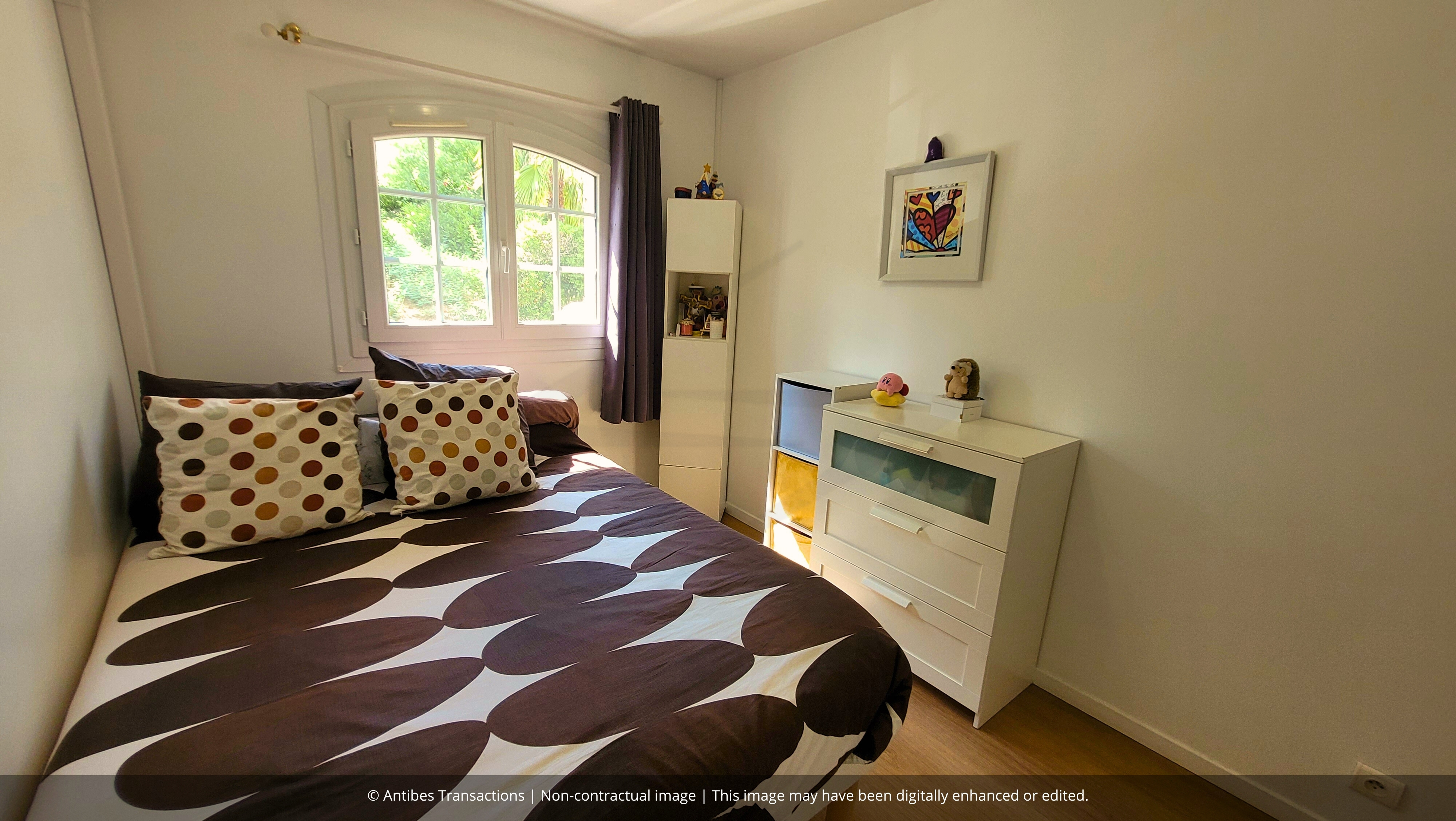 view of one of the bedrooms
