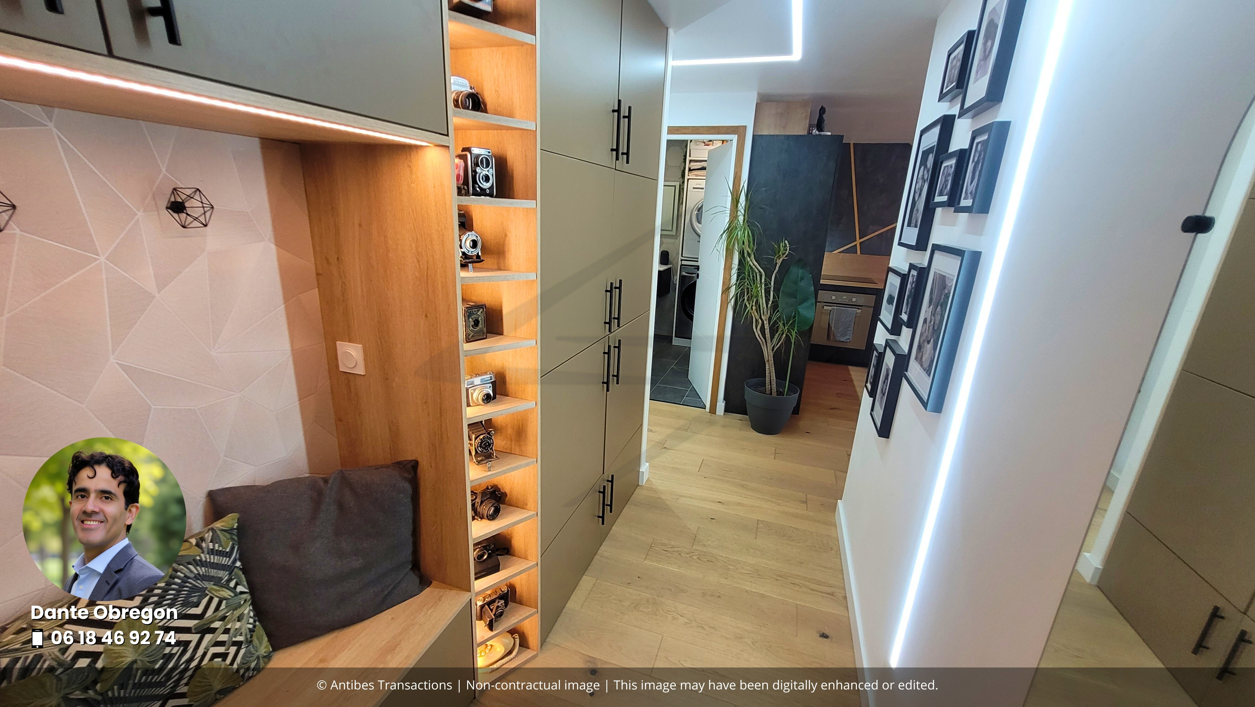 Entrance with bespoke storage