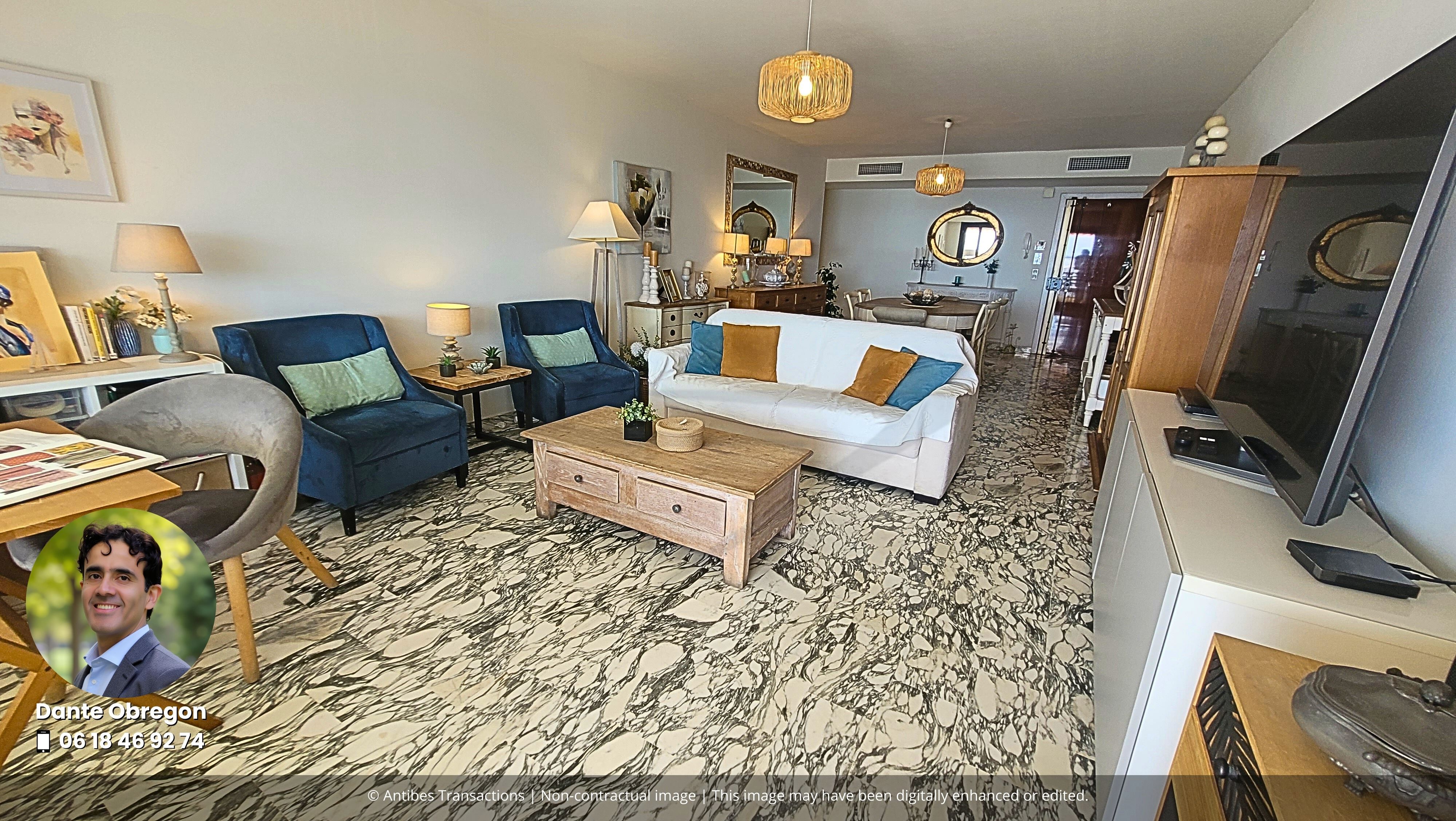 View of the living/dining room