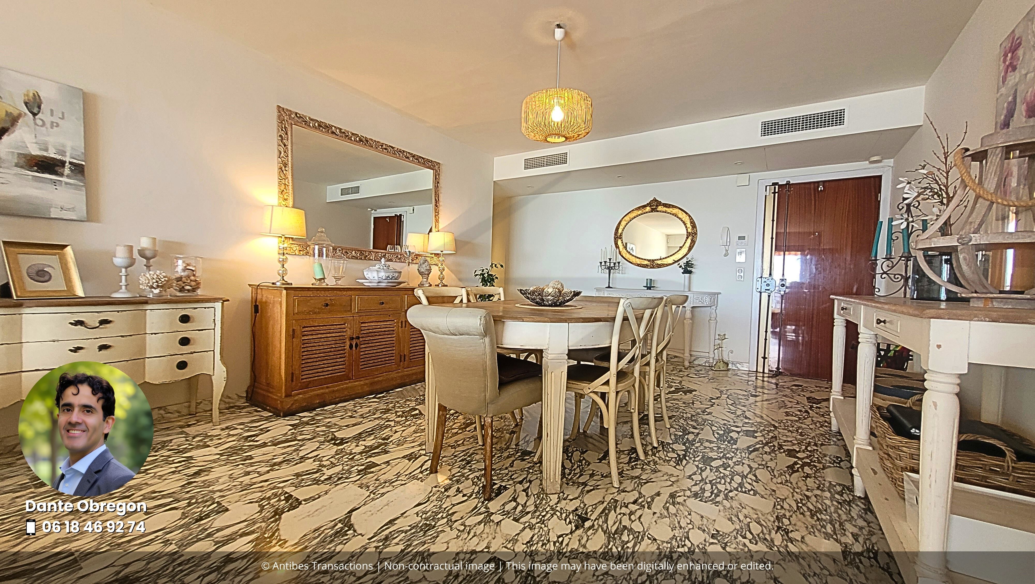 View of the living/dining room