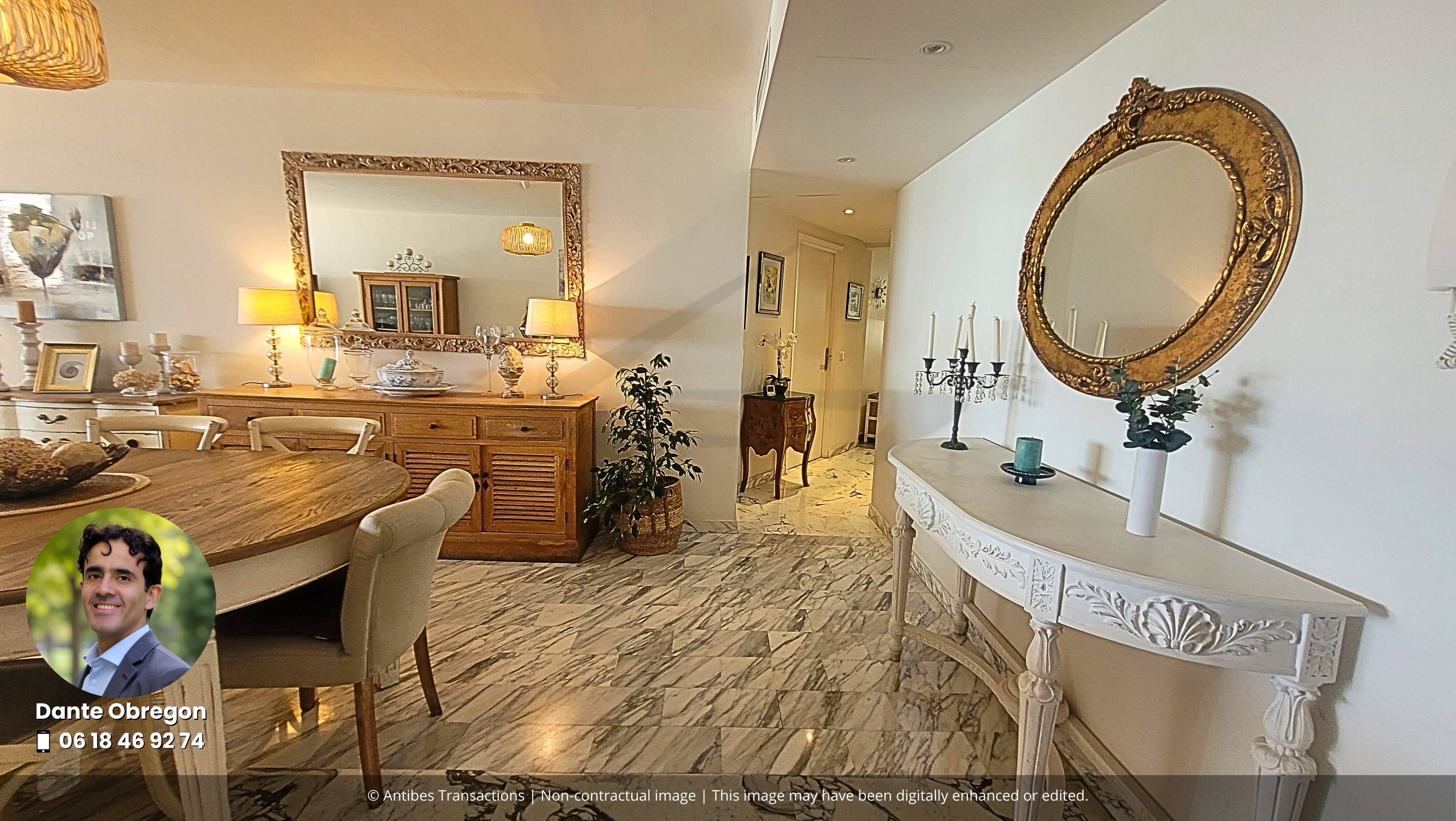 View of the living/dining room