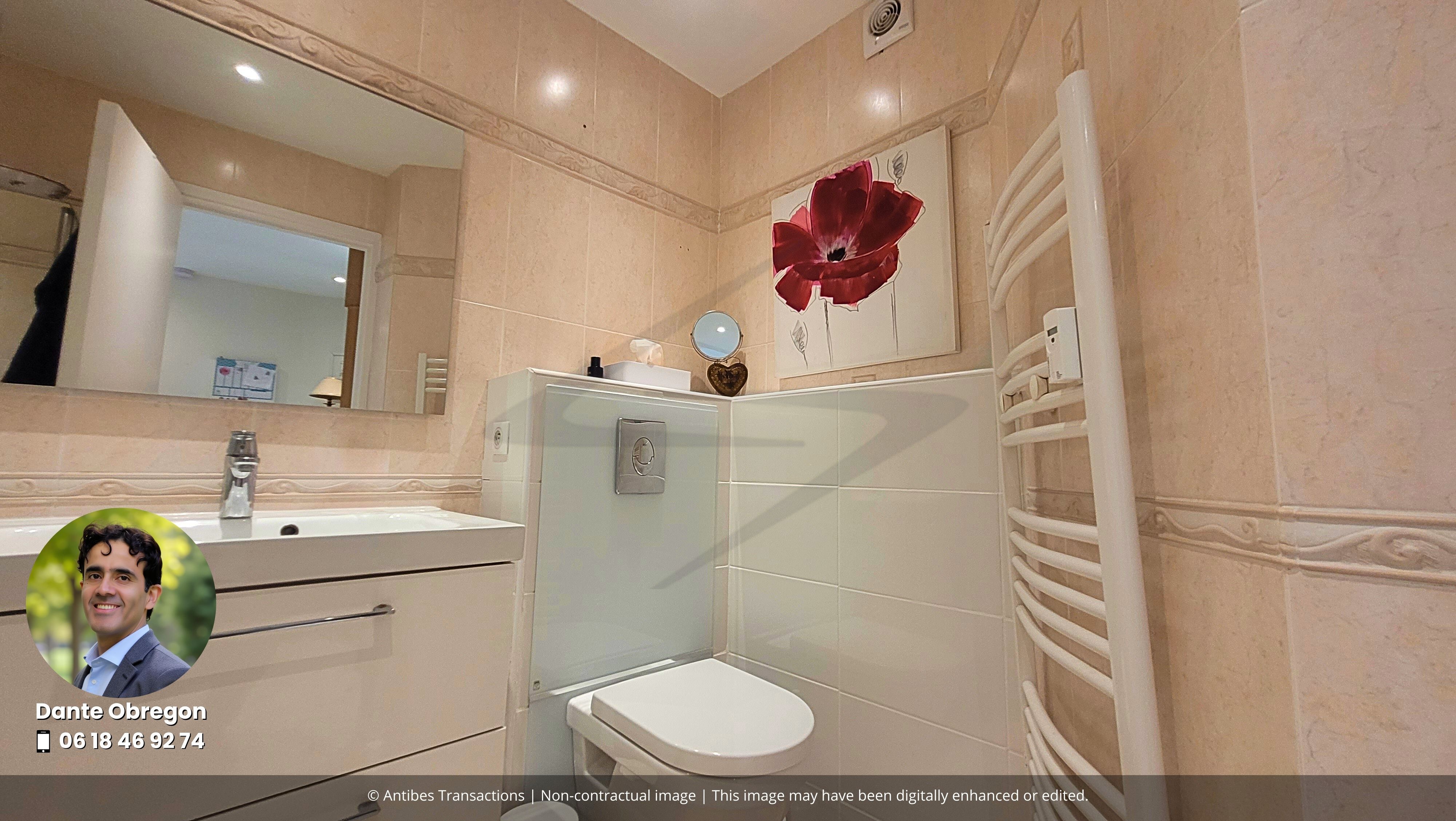 View of the shower room