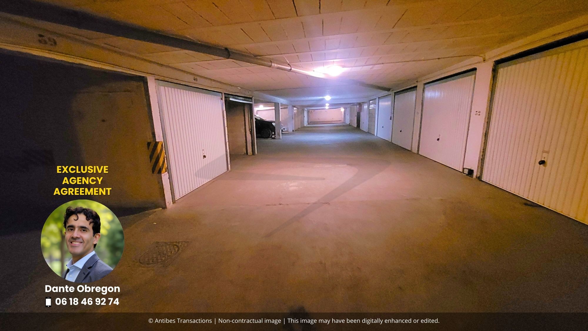 View of the garage located in a nearby residence