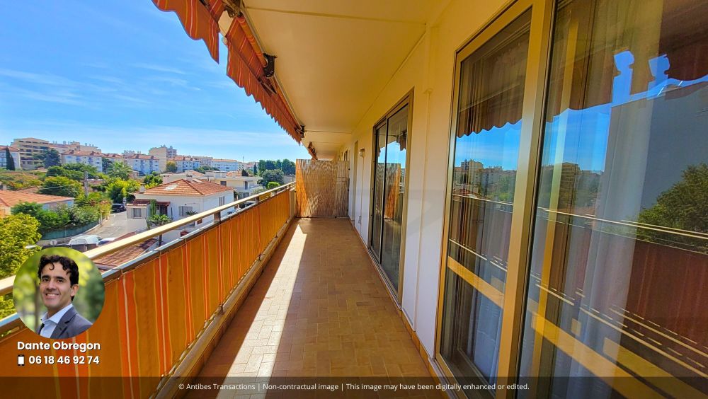 View from the balcony serving the living/dining room, kitchen and one of the bedrooms