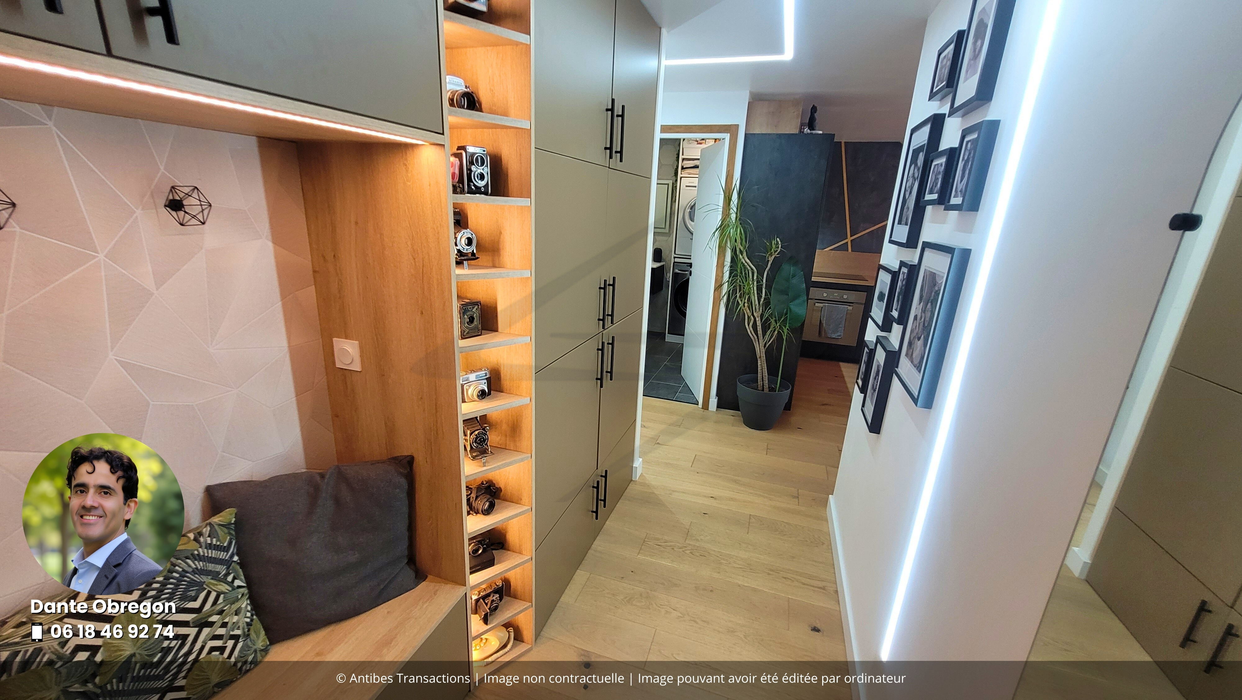 Entrée avec rangements sur mesure