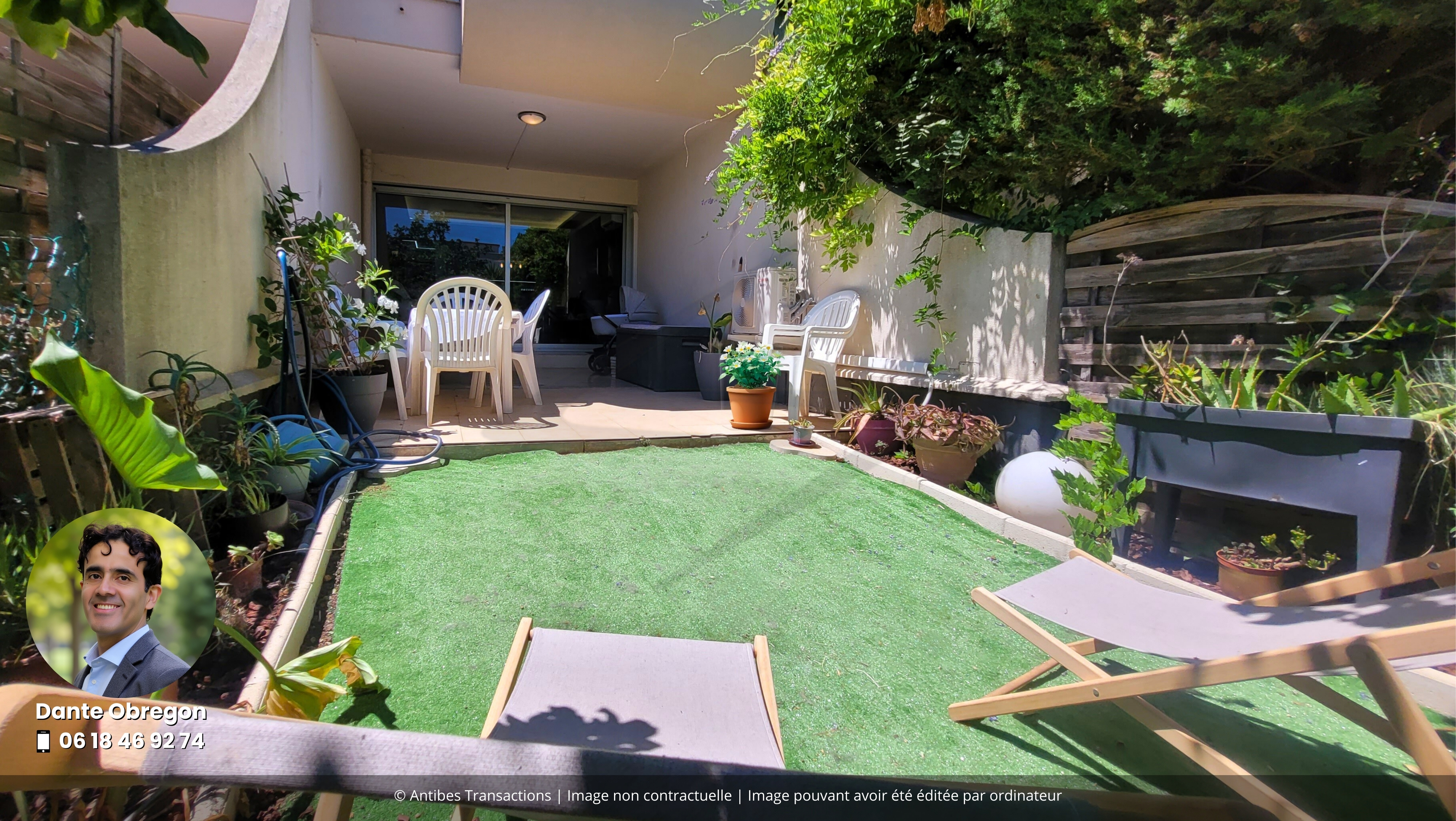 jardin en  jouissance exclusive