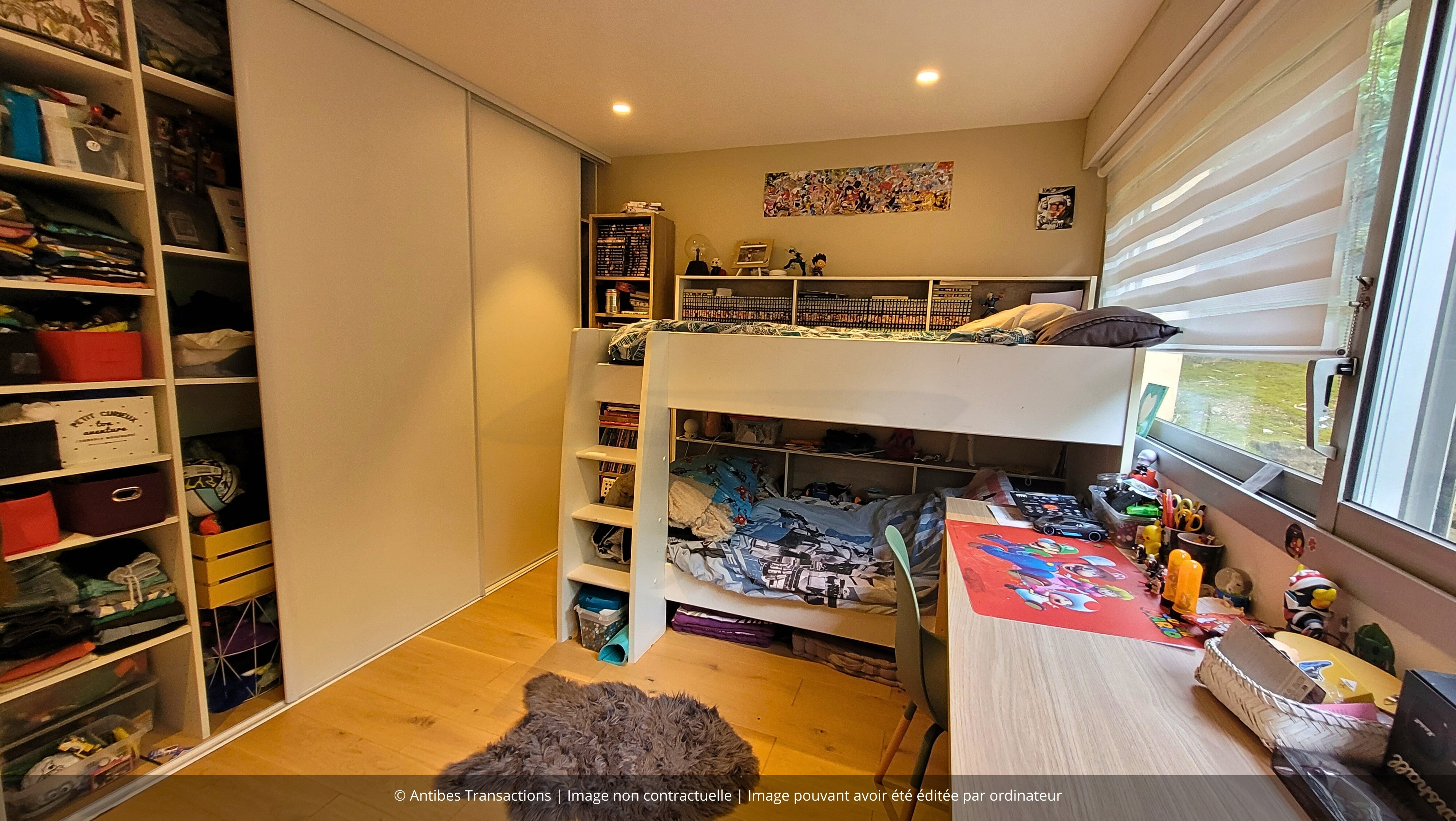 Chambre de plus de 13 m²