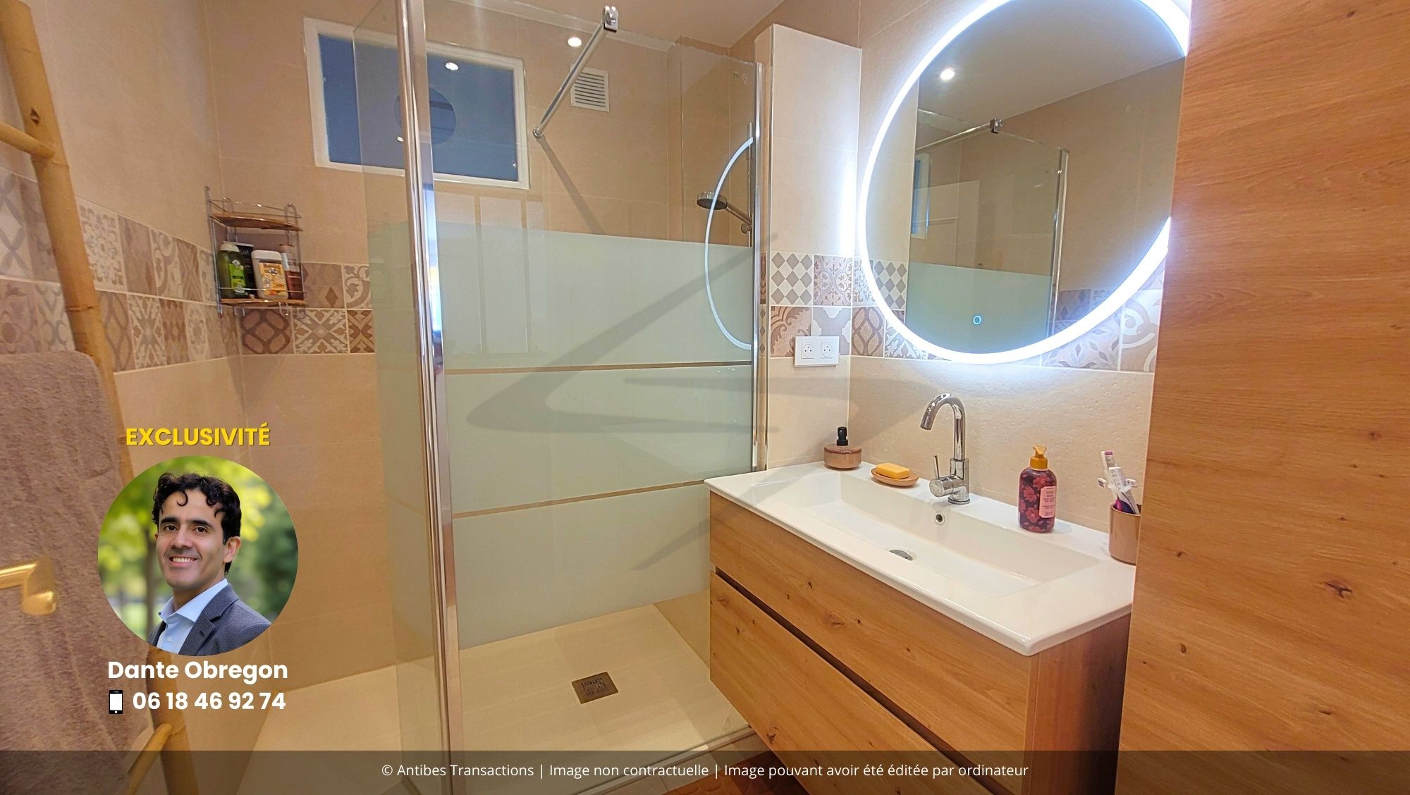 Vue de la salle d'eau